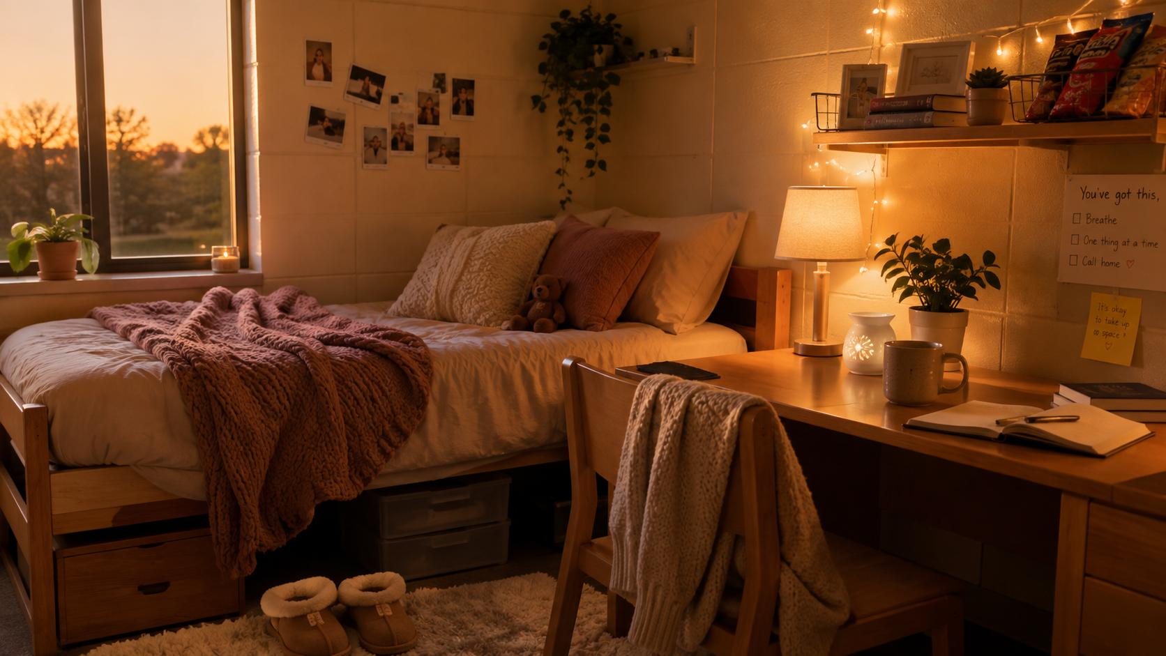 Dorm comforts