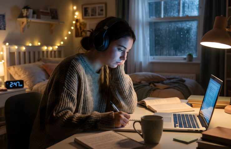 cozy college routine